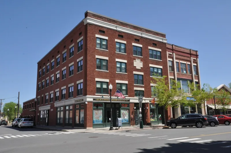 Benson's New Block and the Mohawk Chambers, Greenfield, Massachusetts