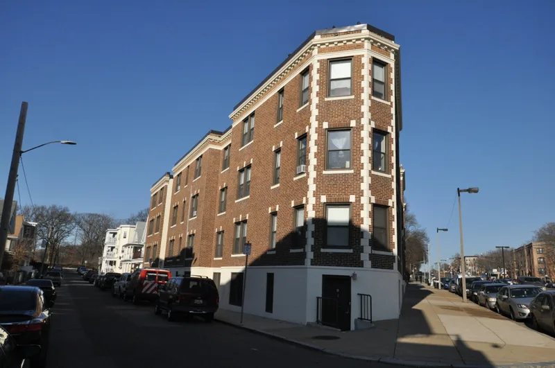 Buildings at 825-829 Blue Hill Avenue, Boston, Massachusetts