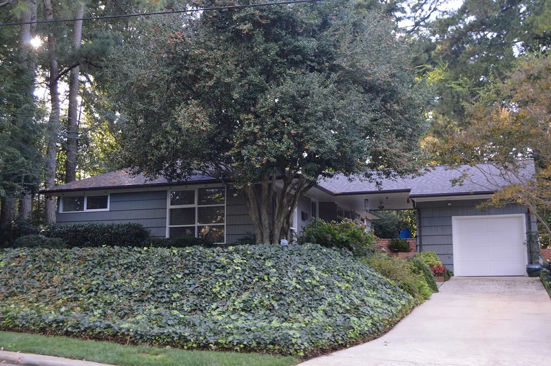 Wachovia Building Company Contemporary Ranch House, Raleigh, North Carolina