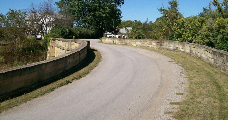 S Bridge, National Road, Old Washington, Ohio