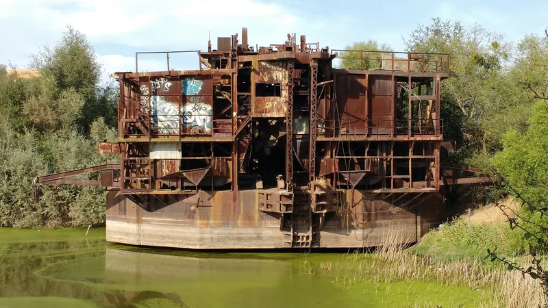 Gold Dredge, La Grange, California