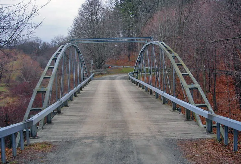 Whipple Cast and Wrought Iron Bowstring Truss Bridge, Albany, New York