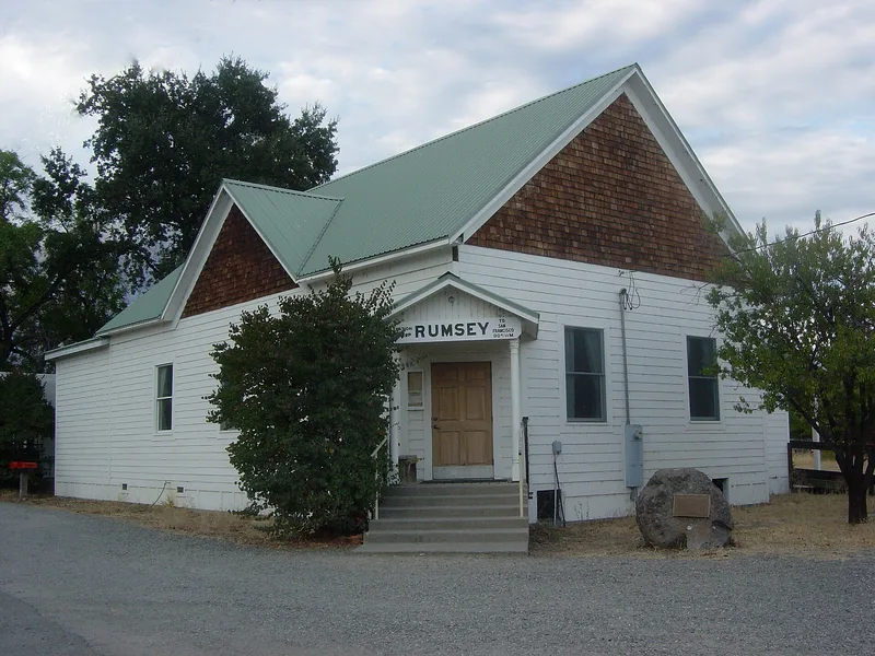 Rumsey Town Hall, Rumsey, California