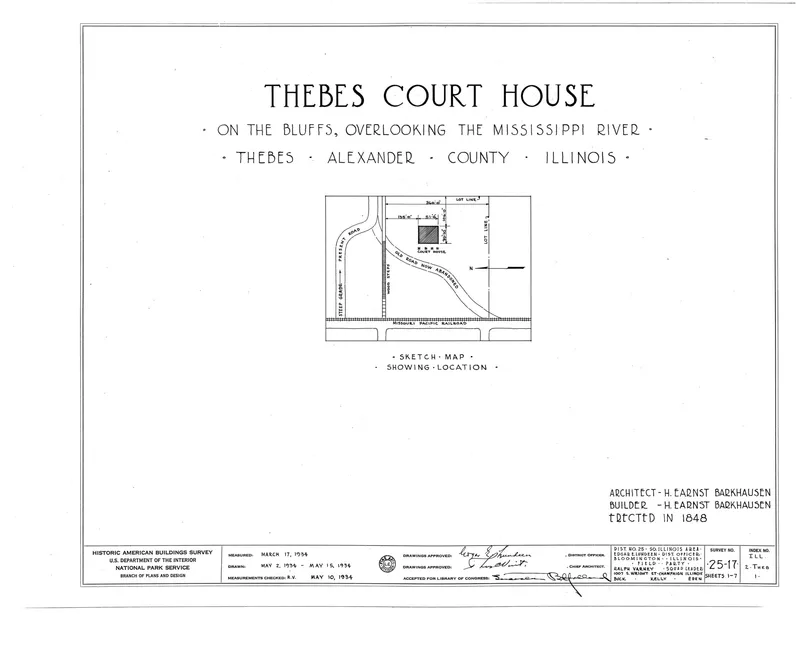 Thebes Courthouse, Thebes, Illinois
