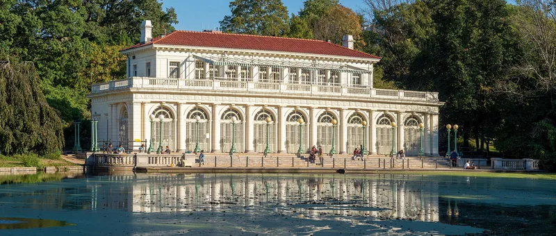 Boathouse on the Lullwater of the Lake in Prospect Park, New York, New York