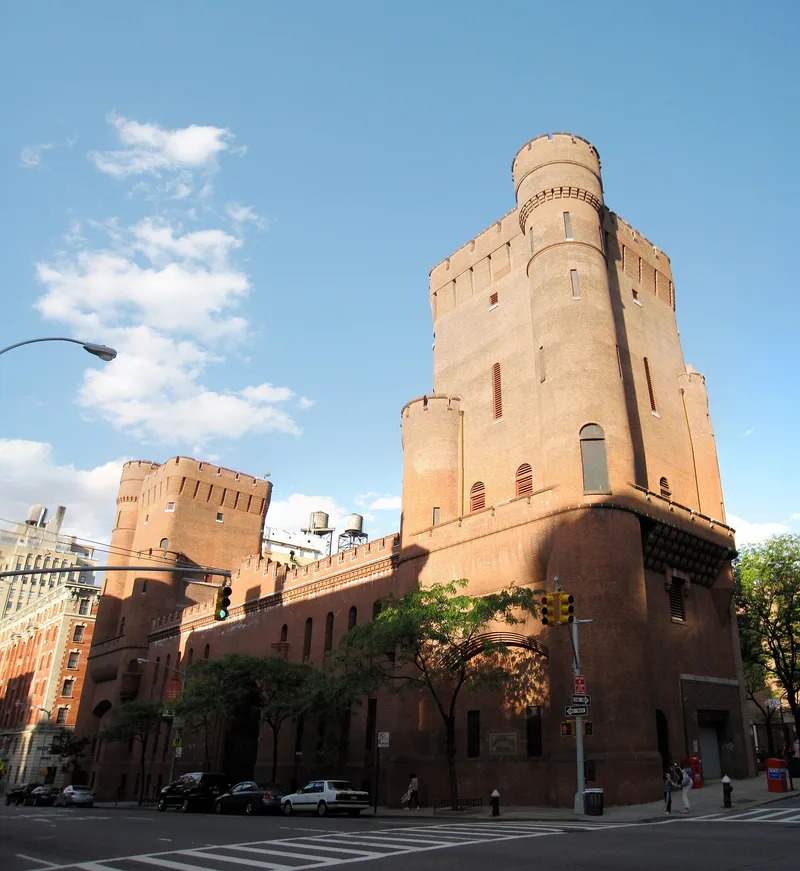 Madison Avenue Facade of the Squadron A Armory, New York, New York