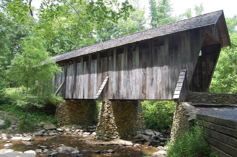 Pisgah Community Covered Bridge, Pisgah, North Carolina