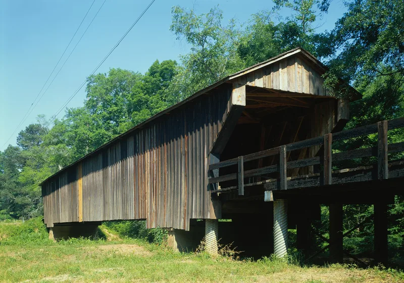 Red Oak Creek Covered Bridge, Woodbury, Georgia