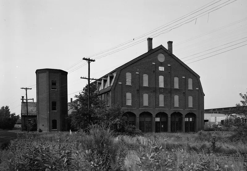 Rensselaer and Saratoga Railroad: Green Island Shops, Green Island, New York