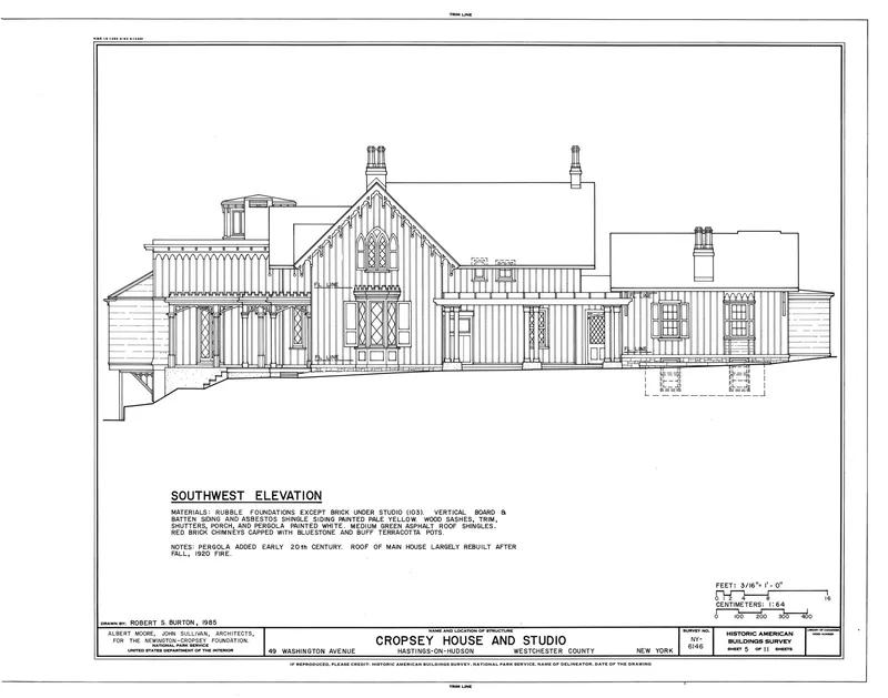 Cropsey, Jasper F., House and Studio, Hastings-on-Hudson, New York