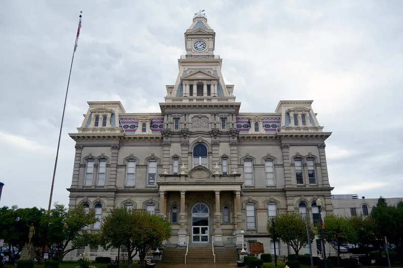 Muskingum County Courthouse And Jail, Zanesville, Ohio