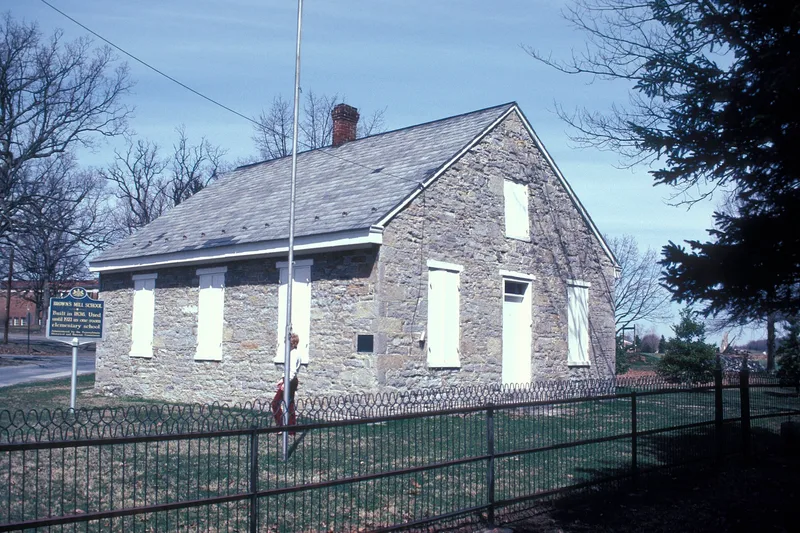 Old Brown's Mill School, Kauffman, Pennsylvania
