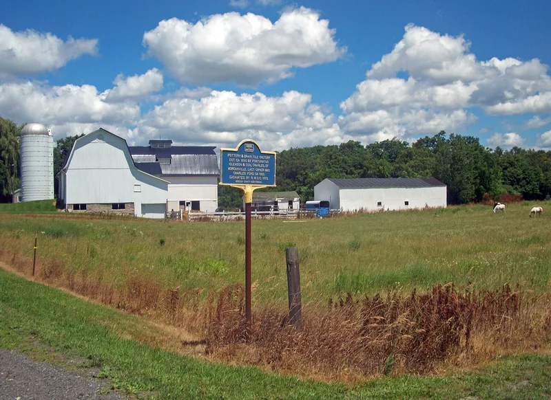 Morganville Pottery Factory Site, Morganville, New York