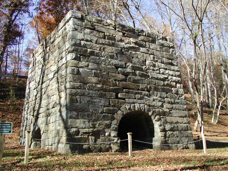 Moratock Iron Furnace, Danbury, North Carolina