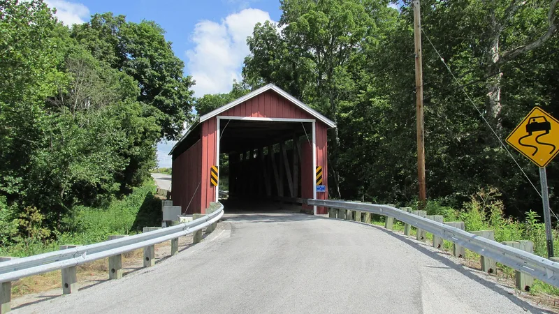 Martinsville Road Covered Bridge, Martinsville, Ohio