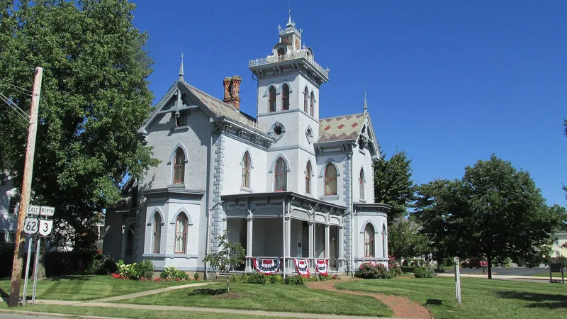 Sharp, Morris, House, Washington Court House, Ohio