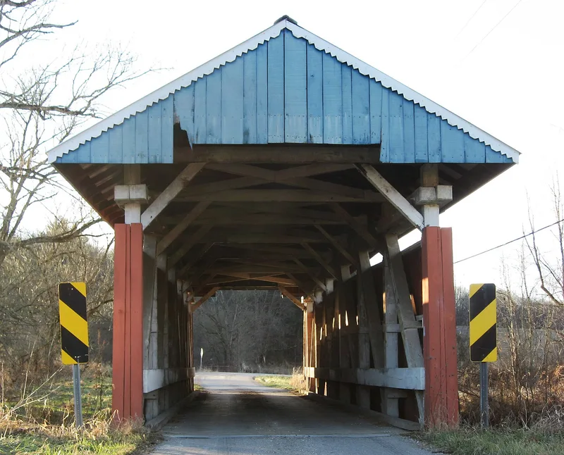 Parks Covered Bridge, Chalfunts, Ohio
