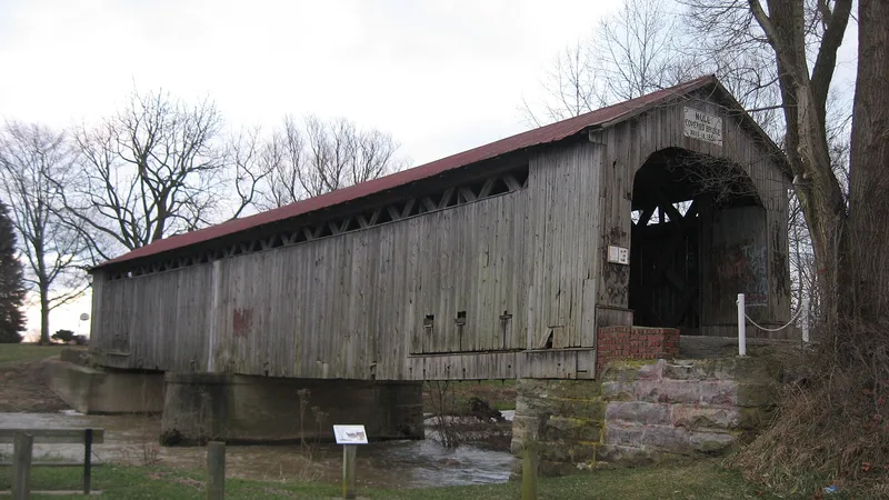 Mull Covered Bridge, Burgoon, Ohio