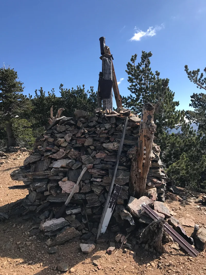 Washington, Henry, Survey Marker, Big Bear City, California