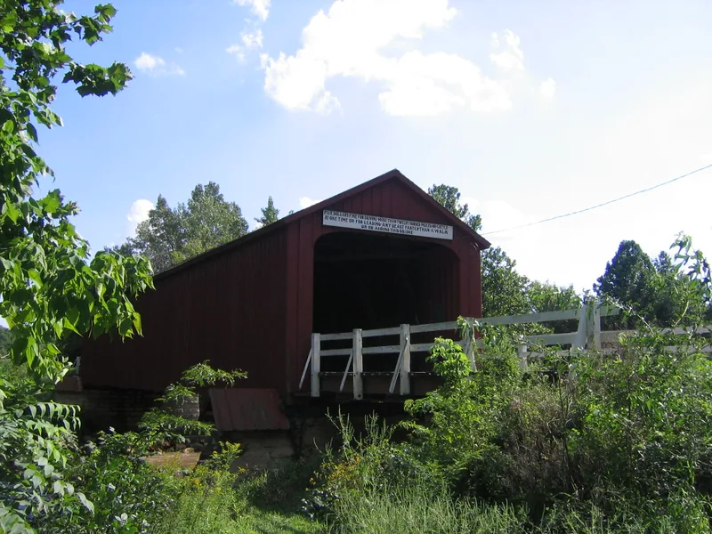 Red Covered Bridge, Princeton, Illinois
