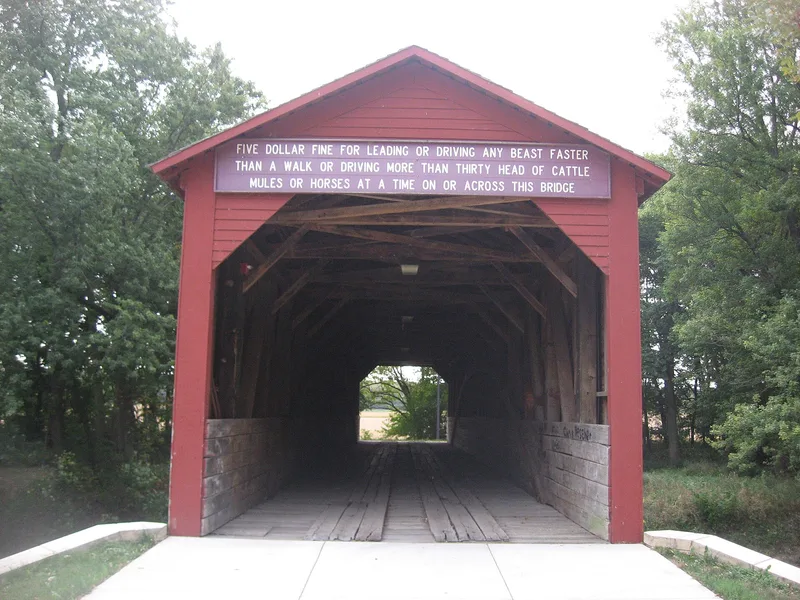Oquawka Wagon Bridge, Oquawka, Illinois