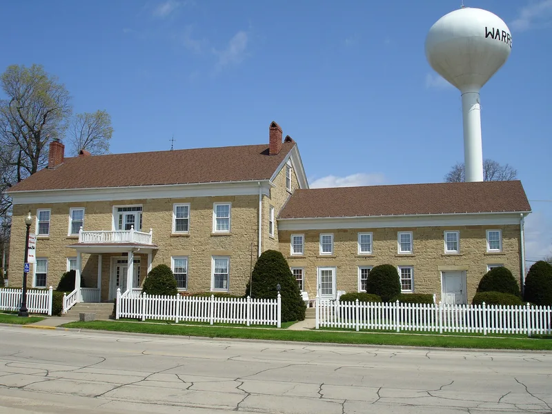 Old Stone Hotel, Warren, Illinois