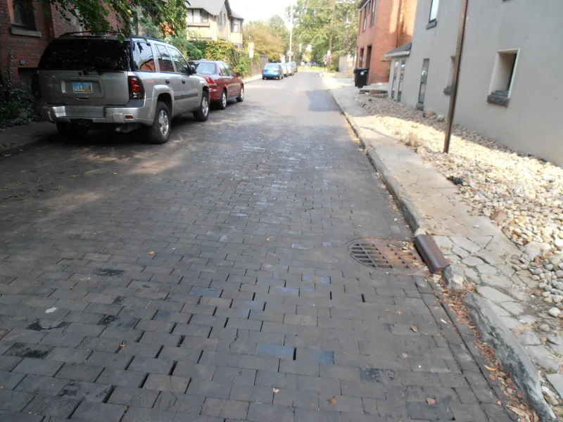 Hessler Court Wooden Pavement, Cleveland, Ohio