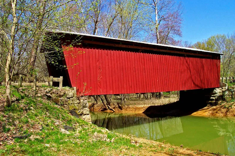 Buckeye Furnace Covered Bridge, Wellston, Ohio