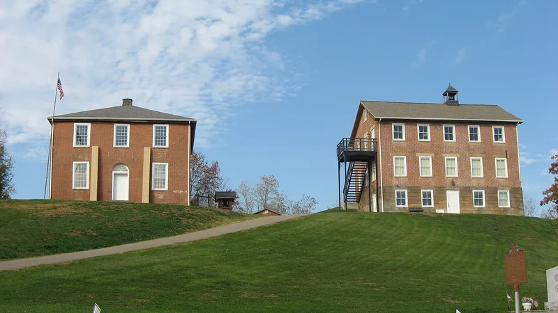 Old Meigs County Courthouse And Chester Academy, Chester, Ohio