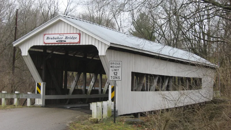 Brubaker Covered Bridge, Gratis, Ohio