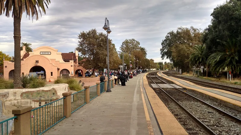 Southern Pacific Railroad Station, Davis, California
