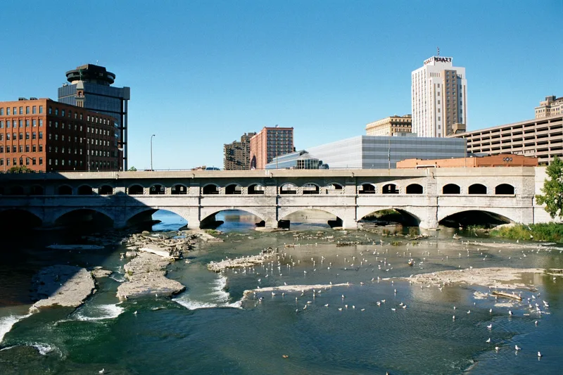 Erie Canal: Second Genesee Aqueduct, Rochester, New York