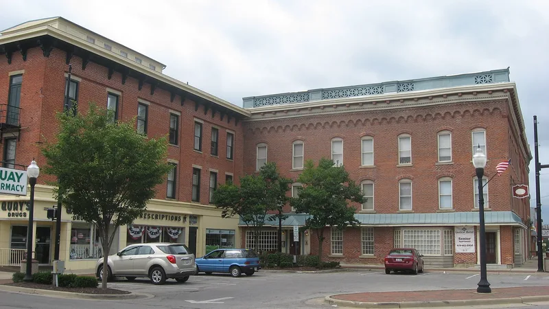 Central Hotel, Hackedorn and Zimmerman Building, Galion, Ohio