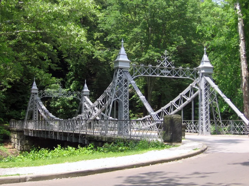 Mill Creek Park Suspension Bridge, Youngstown, Ohio