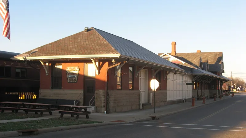 Pennsylvania Railroad Depot And Baggage Room, Dennison, Ohio