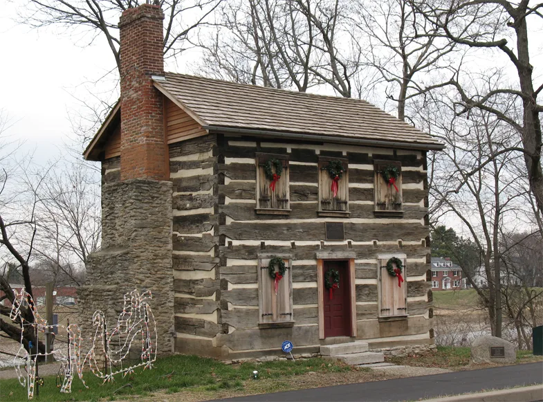 Old Log Post Office, Franklin, Ohio
