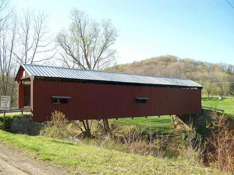 Shinn Covered Bridge, Bartlett, Ohio