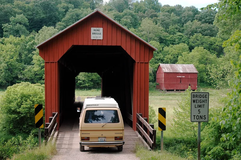 Hune Covered Bridge, Dart, Ohio