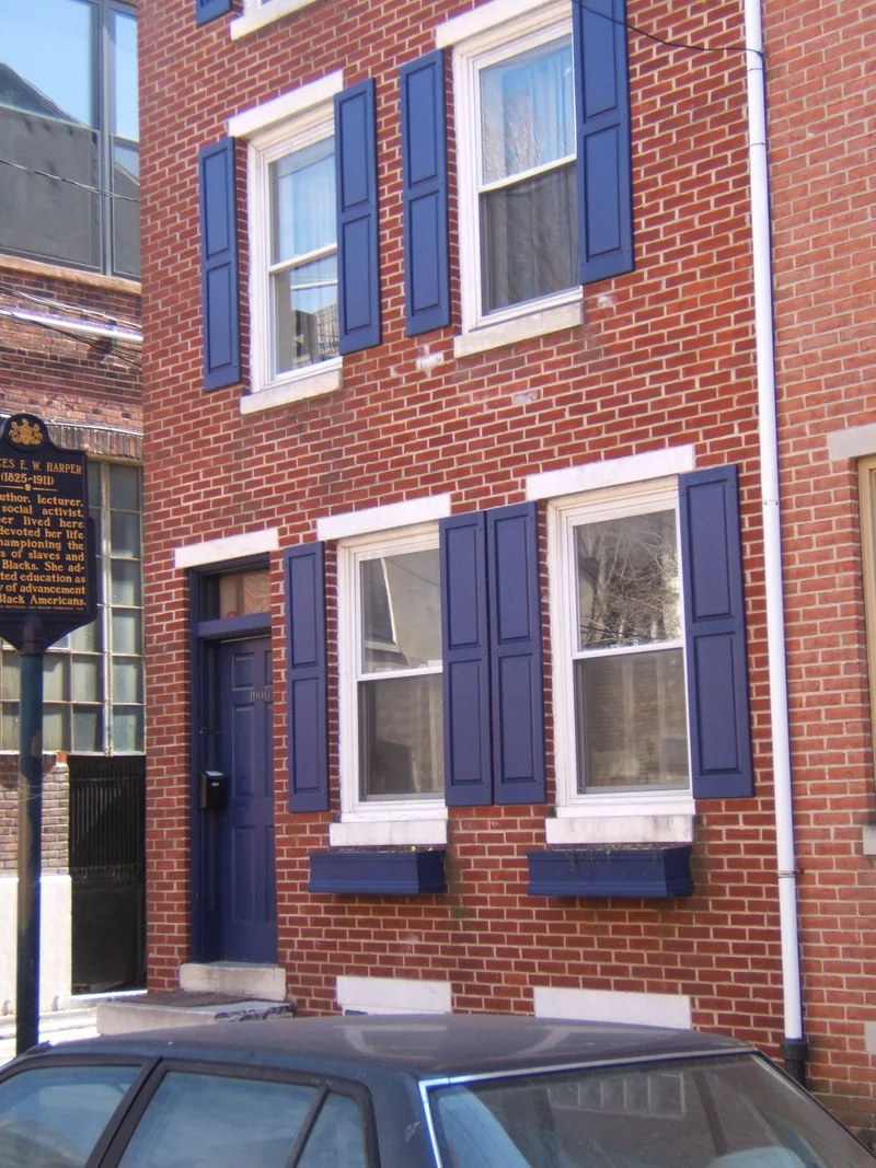 Harper, Frances Ellen Watkins, House, Philadelphia, Pennsylvania