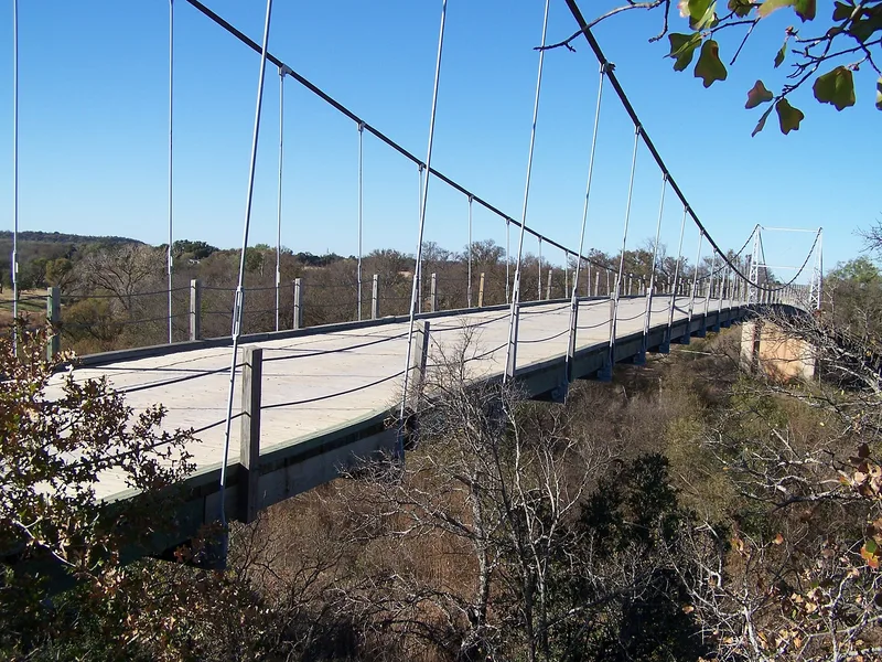 Regency Suspension Bridge, Regency, Texas