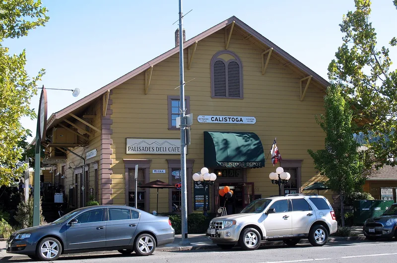 Napa Valley Railroad Depot, Calistoga, California