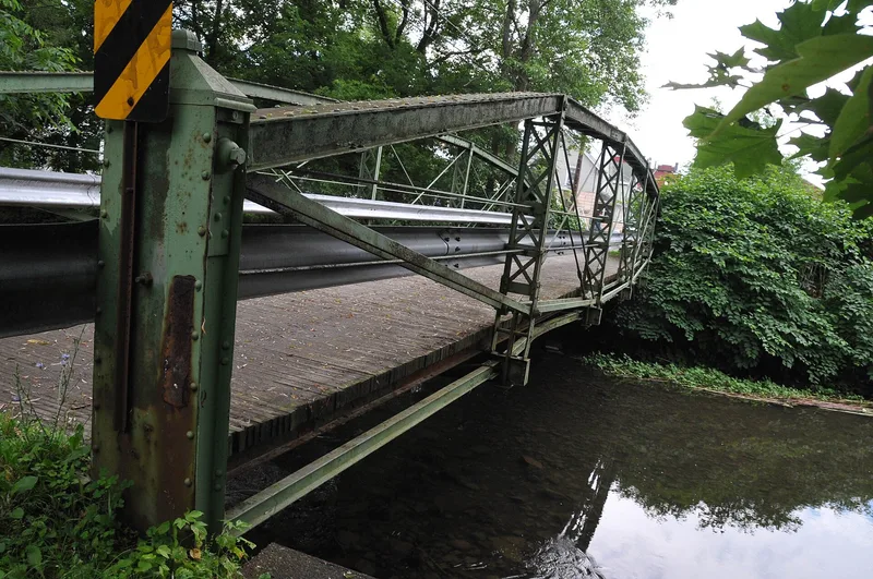 Water, Wall, and Pine Streets Lenticular Truss Bridges, Homer, New York