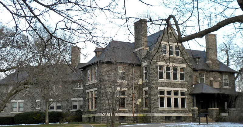Huston, Abram, House and Carriage House, Coatesville, Pennsylvania