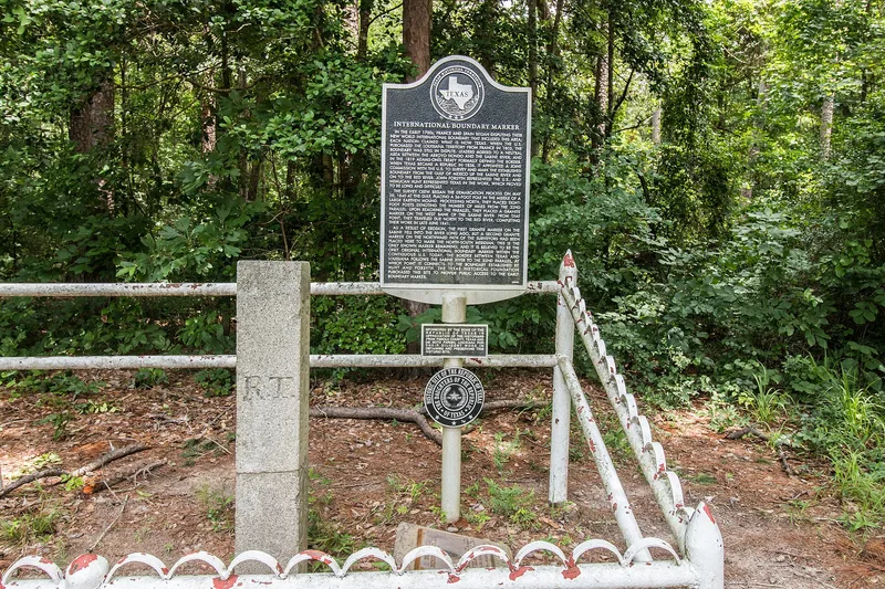 International Boundary Marker, Deadwood, Texas