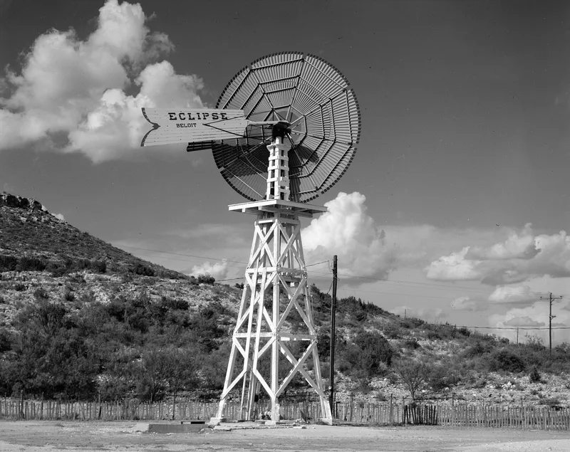 Canon Ranch Railroad Eclipse Windmill, Sheffield, Texas