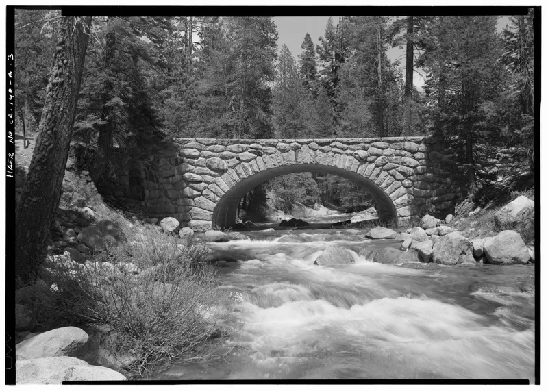 Generals' Highway Stone Bridges, Mineral King, California