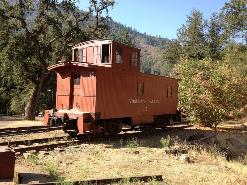 Yosemite Valley Railroad Caboose No. 15, El Portal, California