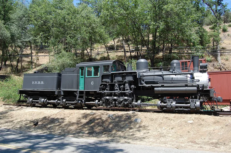Hetch Hetchy Railroad Engine No.6, El Portal, California