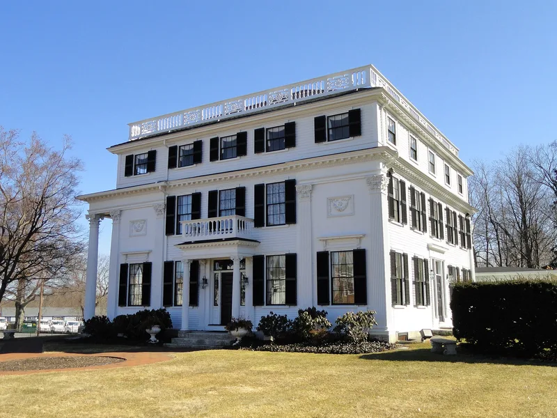 Waters, Asa, Mansion, Millbury, Massachusetts
