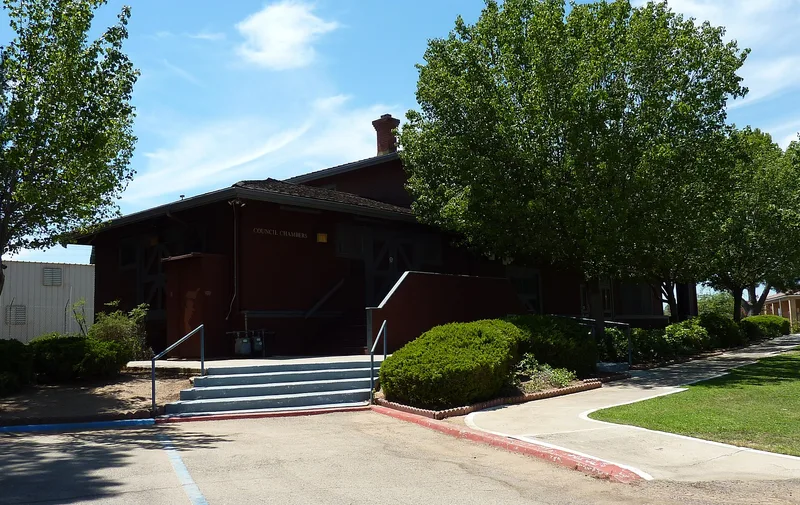 Orange Cove Santa Fe Railway Depot, Orange Cove, California